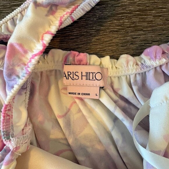 Paris Hilton Baby Doll Dress Gardenia Style YT53776-101-5pA Size Large NWT - Picture 6 of 7